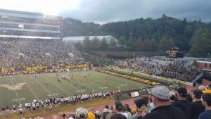 Appalachian State University "The Rock" Stadium