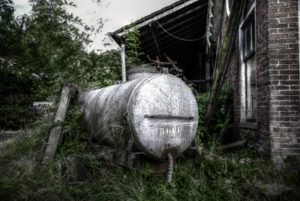 Old Exterior Gas Tank