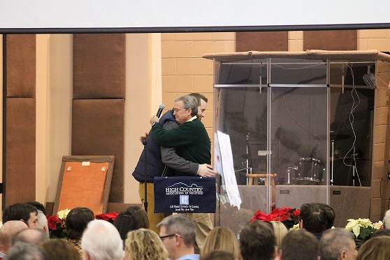 Father and Son share a heart-warming moment together as Chad is inducted